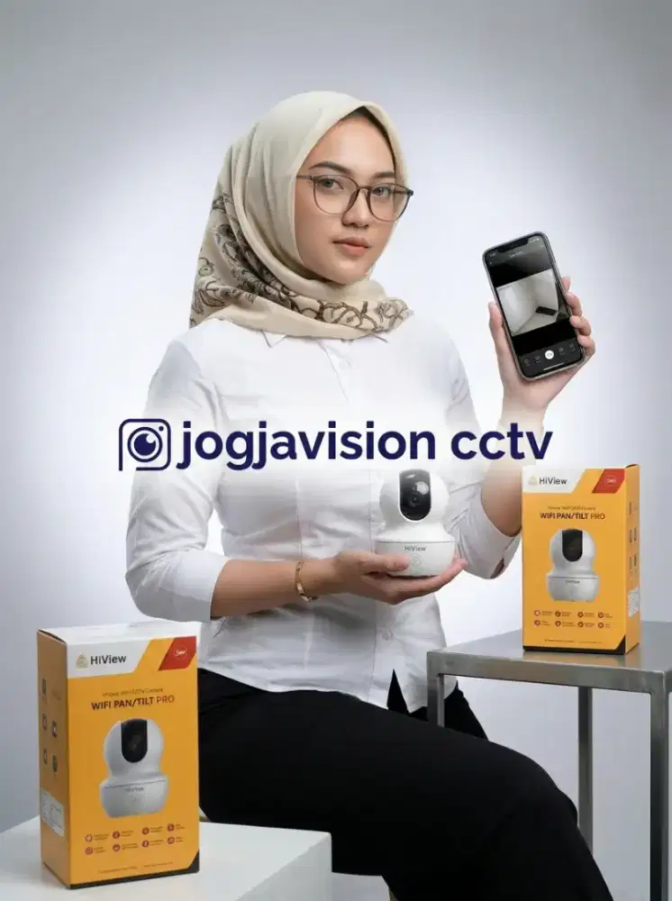 Cctv wireless hiview jernih bisa gerak rotasi