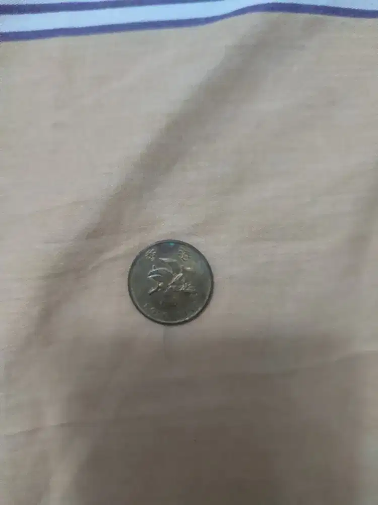 Uang Koin Dollar Hong Kong 50 cent tahun 1998