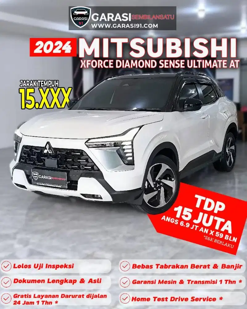 ‼️KM Low Mitsubishi XForce Diamond Sense Ultimate AT 2024 Two tone