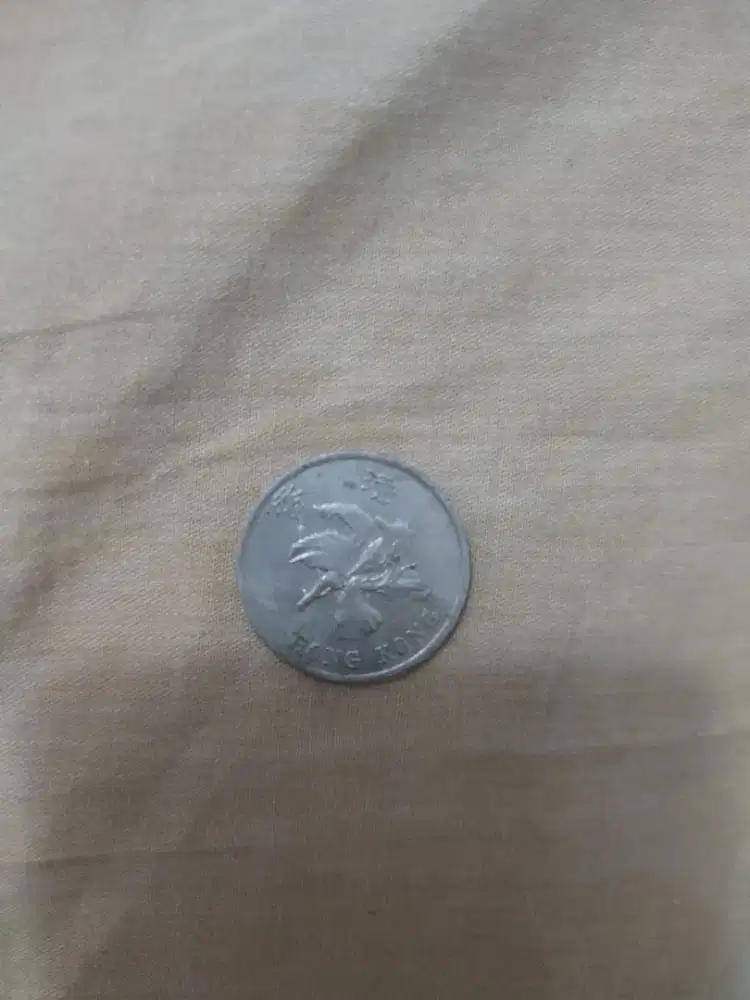 Uang Koin 1 Dollar Hong Kong Tahun 1998
