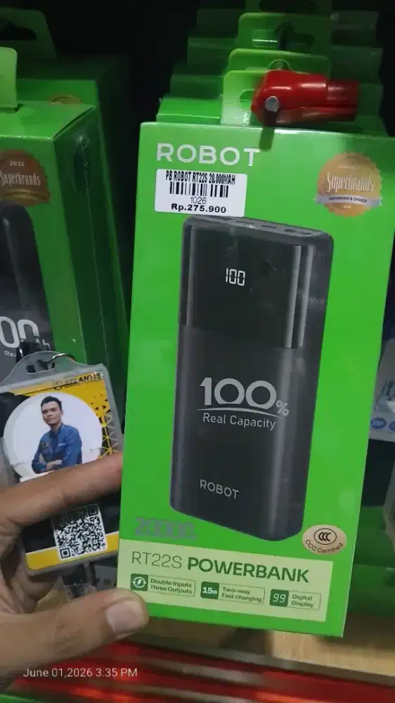 PB ROBOT RT22$ 20.000MAH ATLANTIS DAHSYAT