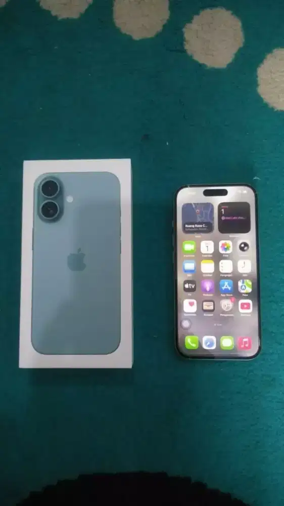 HP iPHONE 16 BASIC, 128GB IBOX, ISTIMEWA LIKE NEW