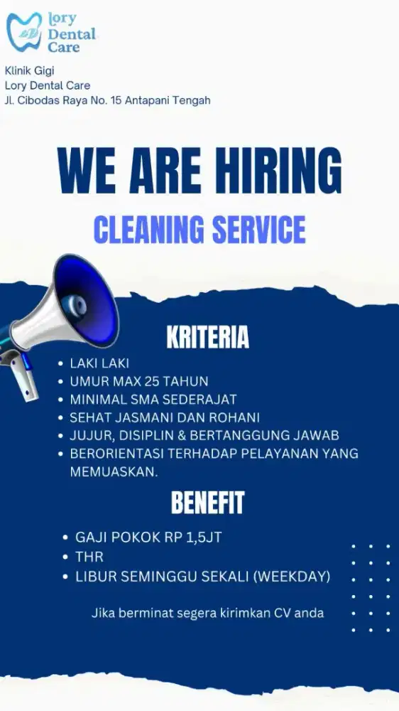 Segera dibutuhkan