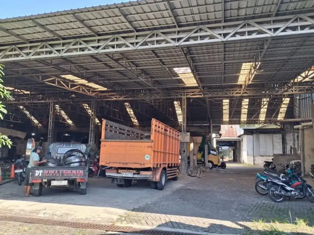 Dijual Tanah & Bangunan Pabrik 1.3 Ha di Pinggir Jalan Nasional Magelang-Yogya