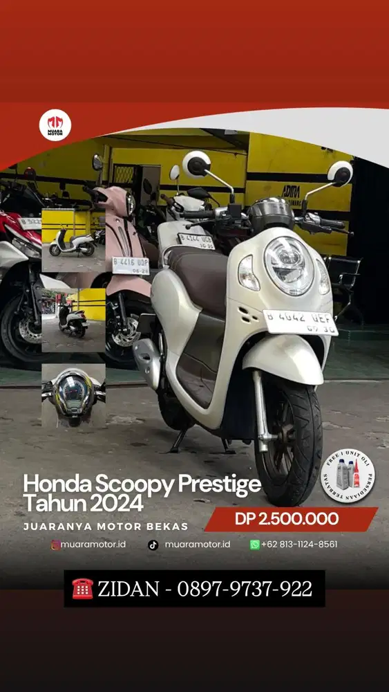 HONDA SCOOPY PRESTIGE 2024 SIAP PAKAI !!!