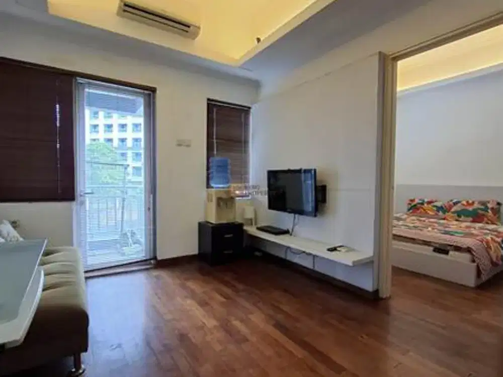 Selangkah ke London School Sewa 1BR Furnished Bagus di Apartemen Sudirman Park Dekat ke Thamrin - Sudirman, Pasar Tanah Abang, MRT Grand Indoensia