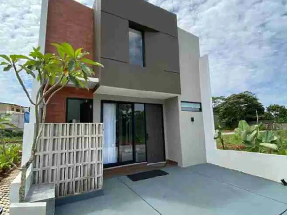 jual rumah 2 lantai harga satu lantai cm 400 jtan di crea samasta bogor