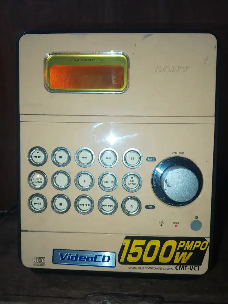 Sony Classic Amplifier, radio & Aux ok, full ori, utuh