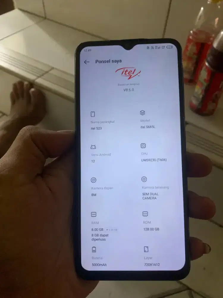 ITEL S23 RAM 8+8/128