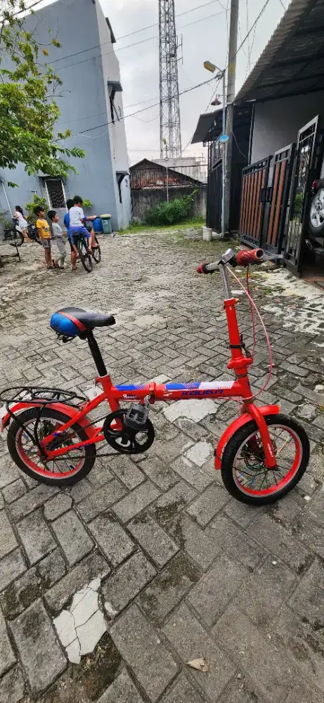 Sepeda Lipat KOUAN Ukuran
16 Inch Boncengan Rem Cakram