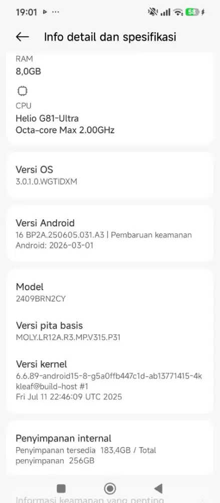 Redmi 14C no minus