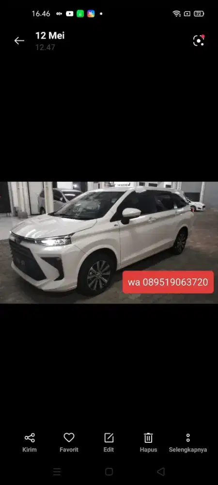 Toyota Avanza 2022 Bensin