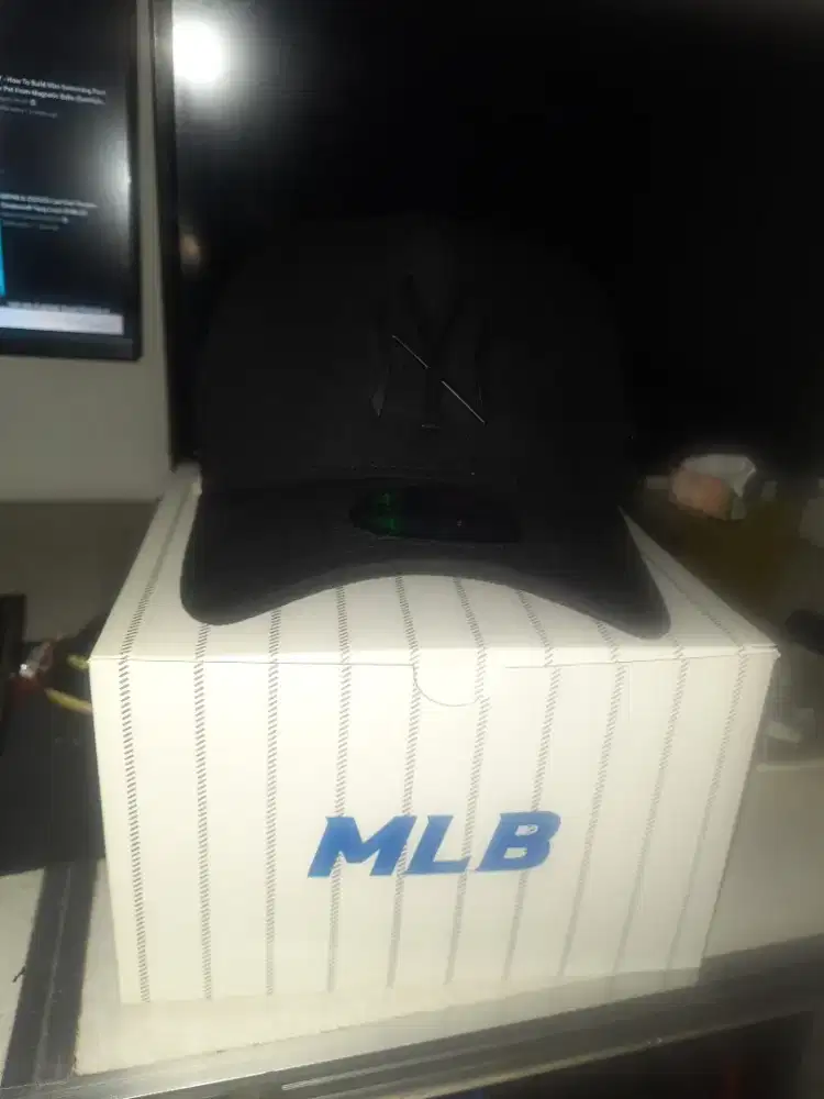 Topi baseball Yankees Premium quality logo plat besi