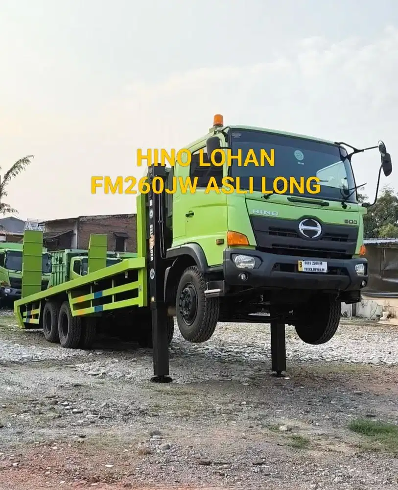 HINO LOHAN FM260JW ASLI LONG SELFLOADER 6X4 TRONTON ISTIMEWA SEKALI