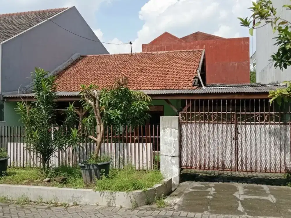 Rumah Gayungsari Surabaya Selatan Strategis, Row 3Mobil Hadap Timur
