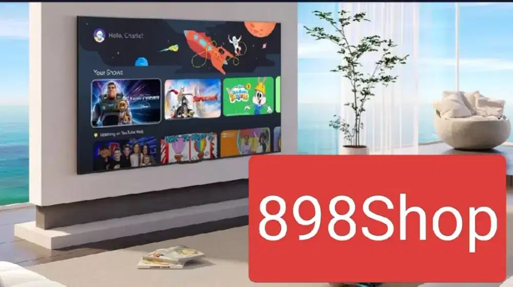 TCL LED TV 50 GOOGLE TV ANDROID 11 UHD4K DOLBY DIGITAL TV HDMI RESMI