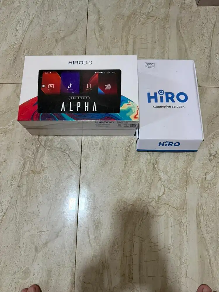 Head Unit HIRODiO Alpha 10 Pro Series 9 inchi plus kamera 360
