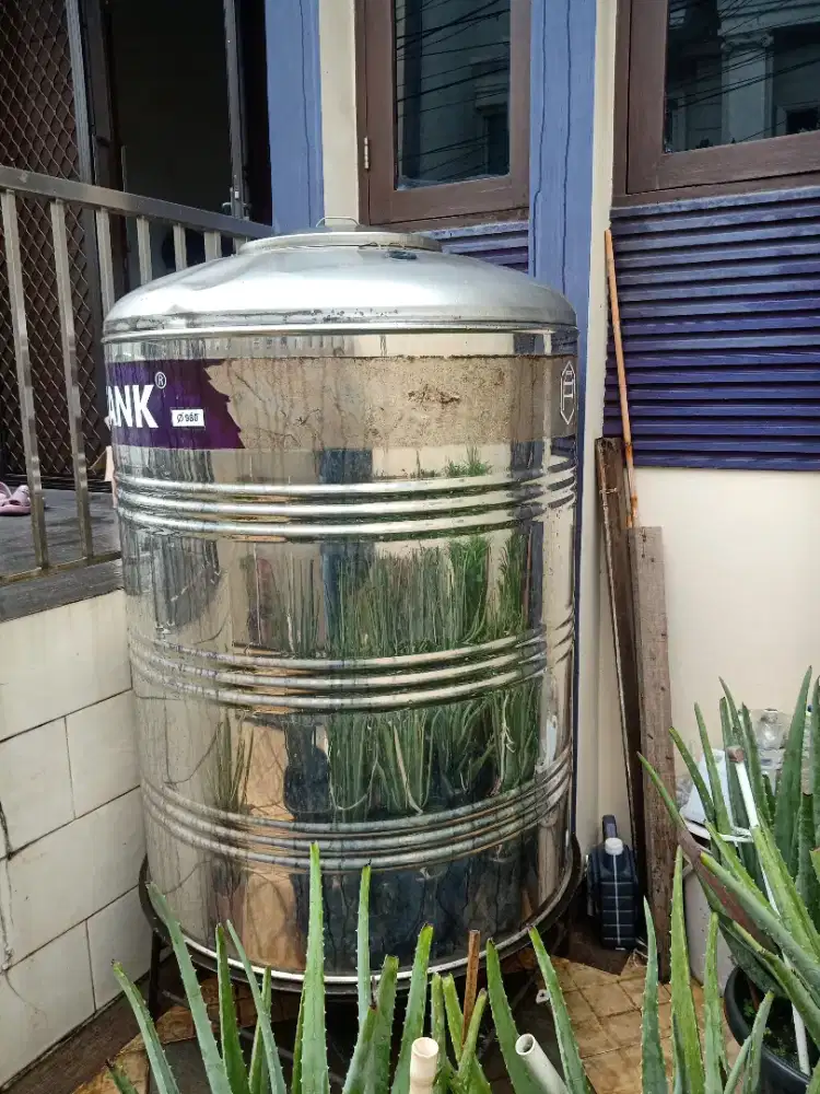 TOREN TANK TANGKI AIR PROFIL TANK STENLIS STAINLESS 1000 LITER