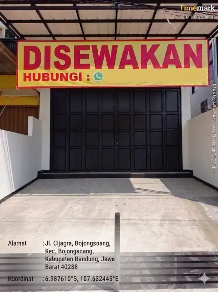 Disewakan Ruko 1 Lantai