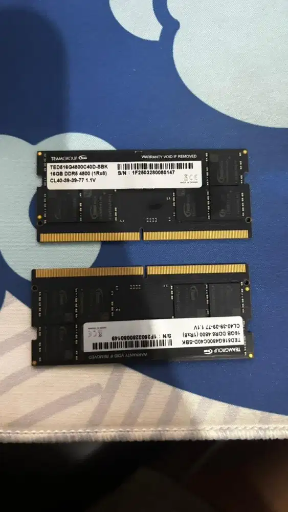 team group elite sodimm 16gb ddr5 4800 2 keping Garansi Seumur Hidup