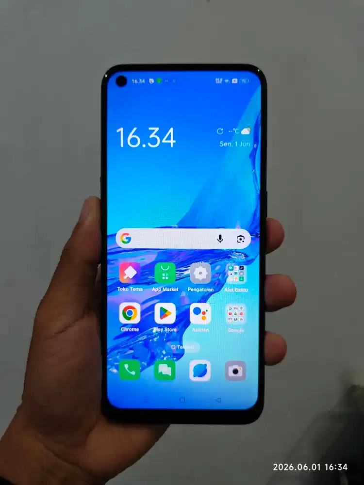 Oppo A53 4G 4/128 Gb Mulus 97% HP + Charger Ex resmi bisa TT/BT