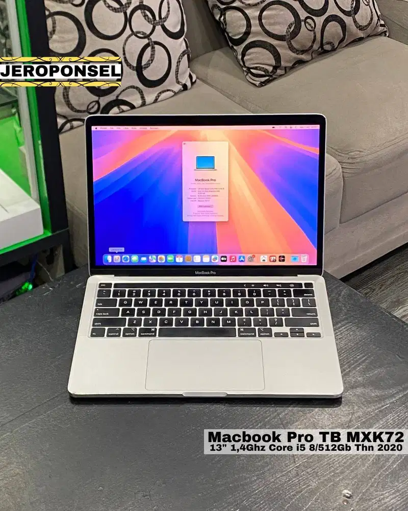 MACBOOK PRO 2020 i5 512GB SILVER ORIGINAL GARANSI