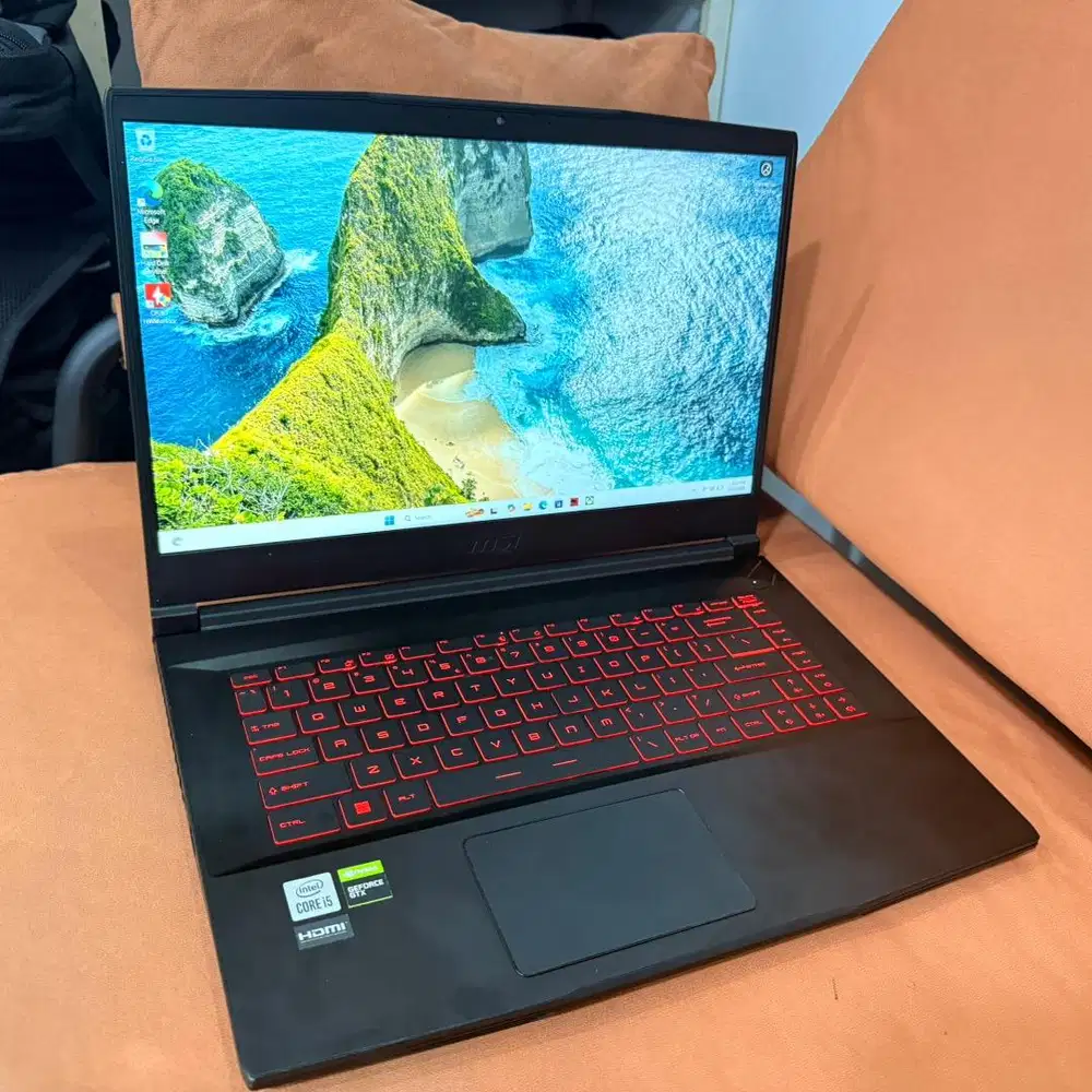Laptop Gaming MSI GF63 Core i5 gen 10 Nvidia GTX 1650