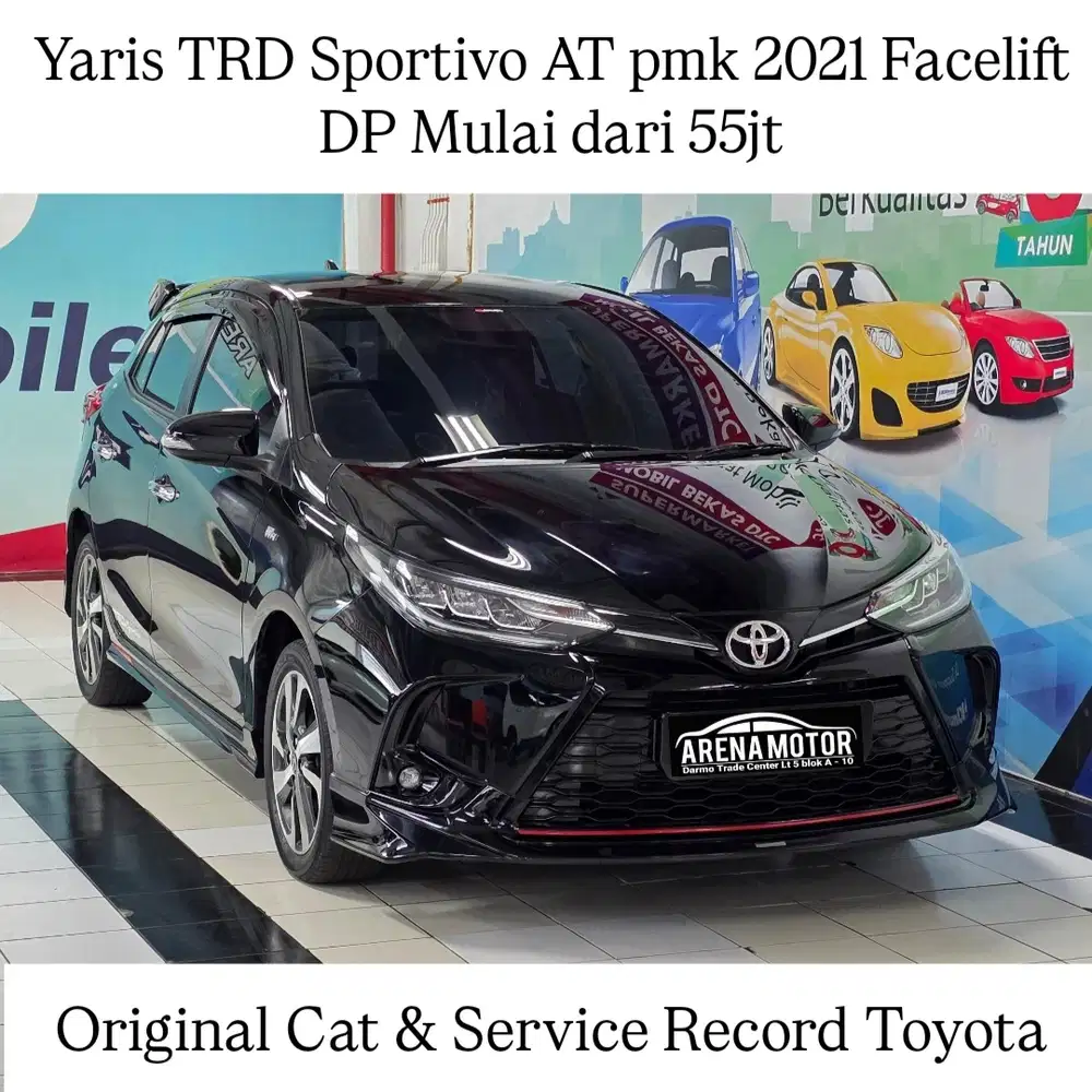 [KM 30rb] Yaris TRD CVT pmk 2021 Facelift # Toyota 1.5 Sportivo 2020