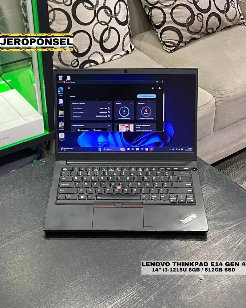 LENOVO THINKPAD E14 GEN 4 i3-1215U 8GB/512GB THN 2022