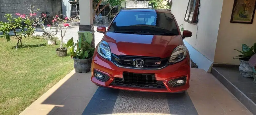 HONDA BRIO E CVT 1.2 AT 2017 MERAH MUTIARA