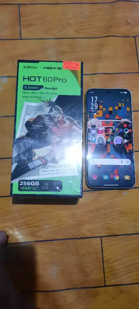 Infinix hot 60 pro(8/256) lengkap