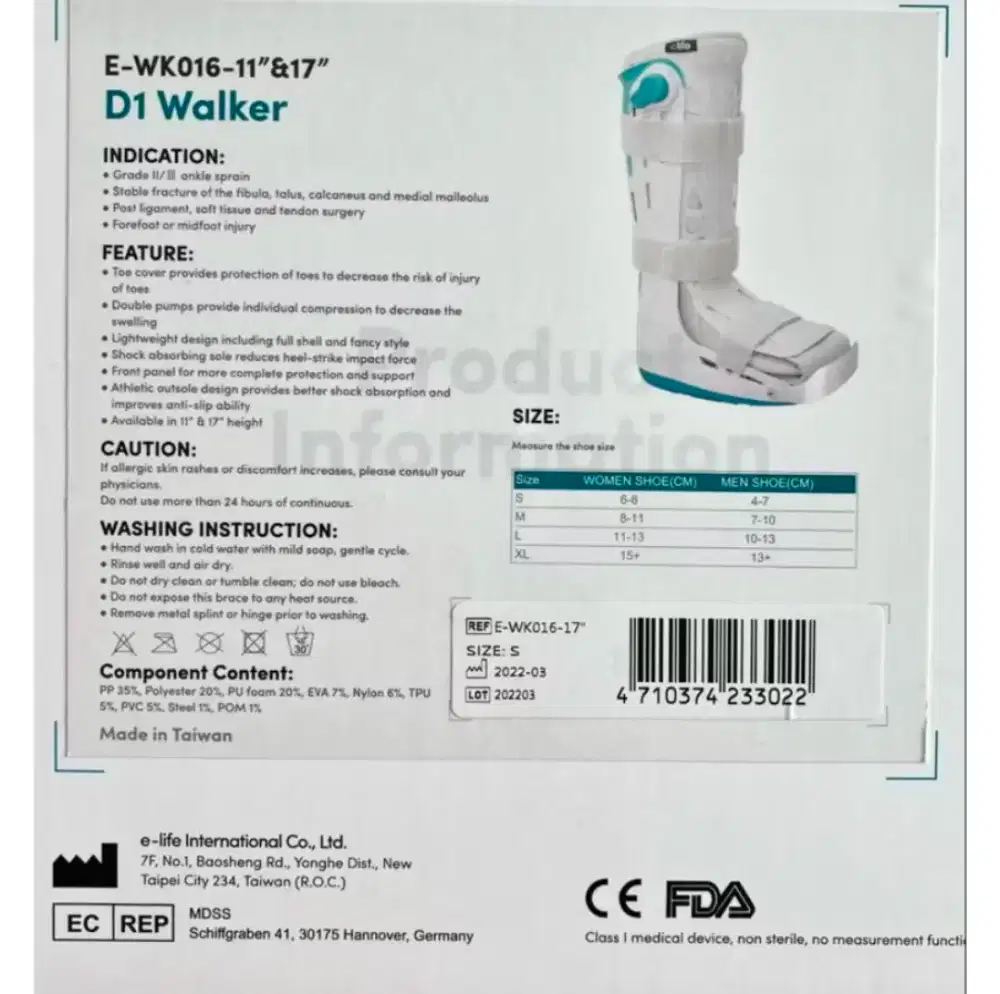 E-life Orthopedic D1 Walker