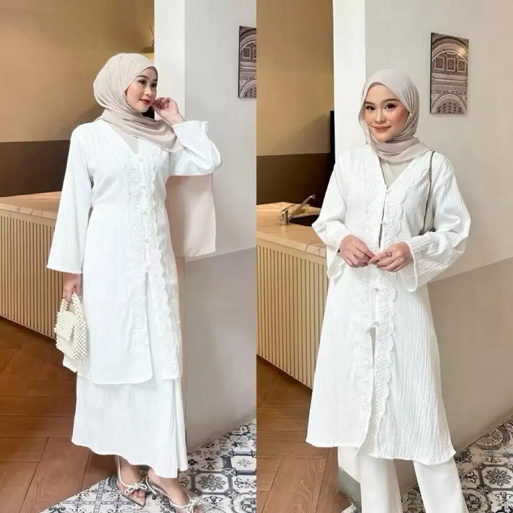 Preloved Baju Kurung one set Rok