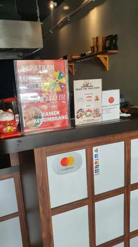 Jual barang restoran kemang siap pakai