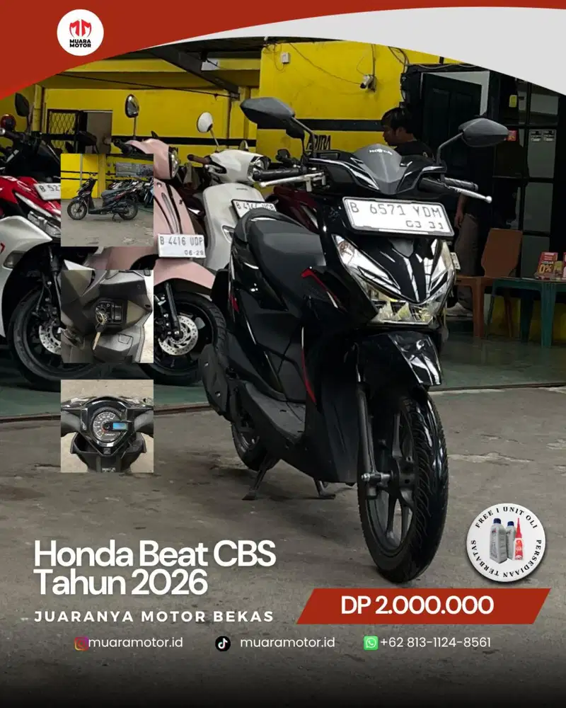 HONDA BEAT CBS 2026 CASH CREDIT