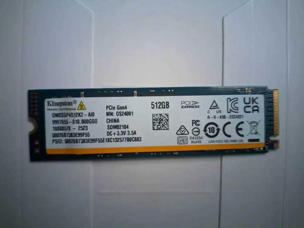 Kingston ssd 512gb nvme