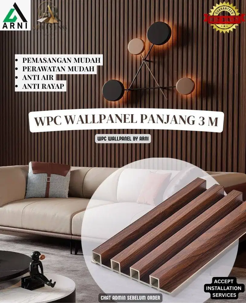 WallPanel WPC PVC 3M Anti Rayap