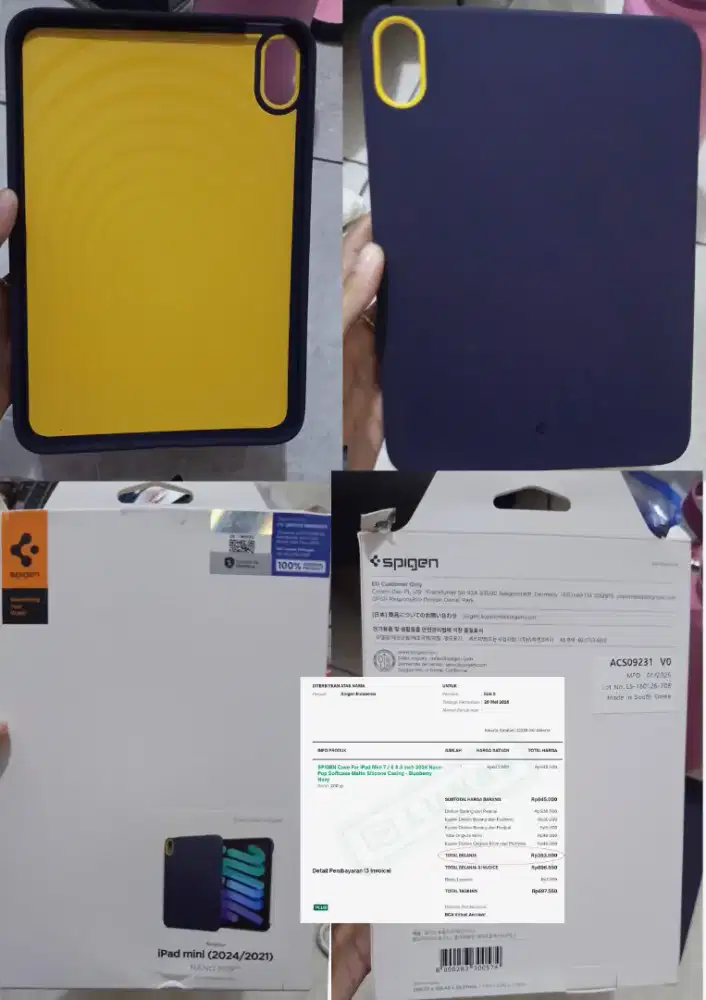 Spigen Case iPad mini 7 (hanya buka segel)