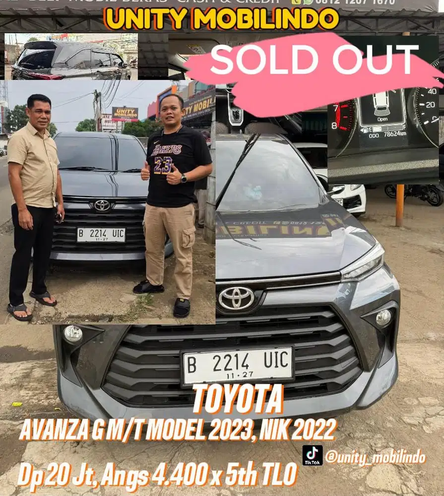 avanza G mt manual 2023 nik 2022 new model km low