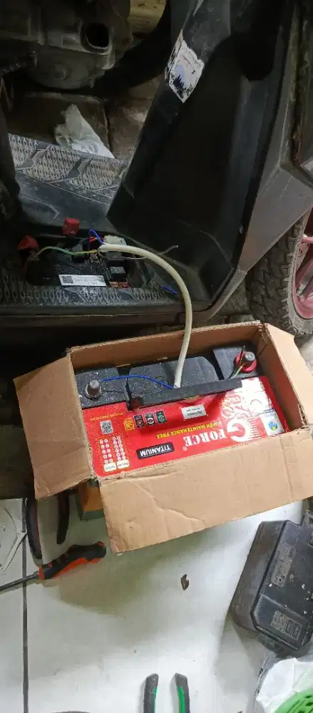 Aki bekas genset