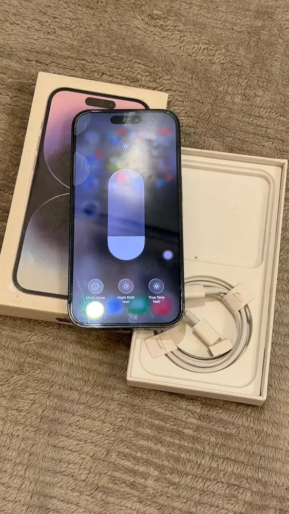 Iphone 14 Pro 256GB Purple Terdaftar Lengkap