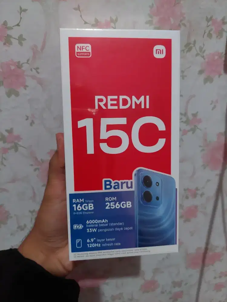 Redmi 15c 8/256 baru segel