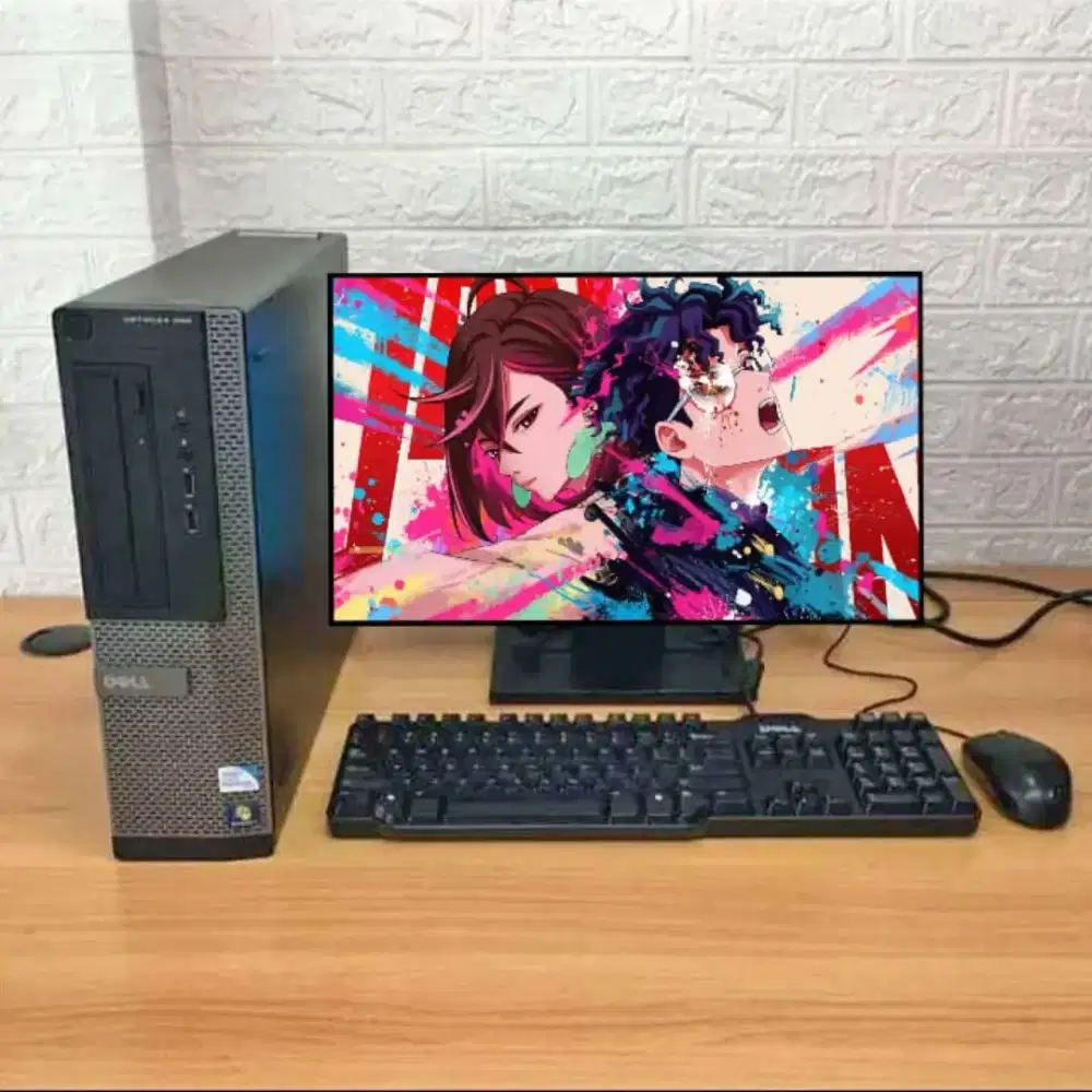 PC GAMING FULSET + LCD + RAM 8 GB + VGA 1 GB + HD 500 GB + GAMES APP
