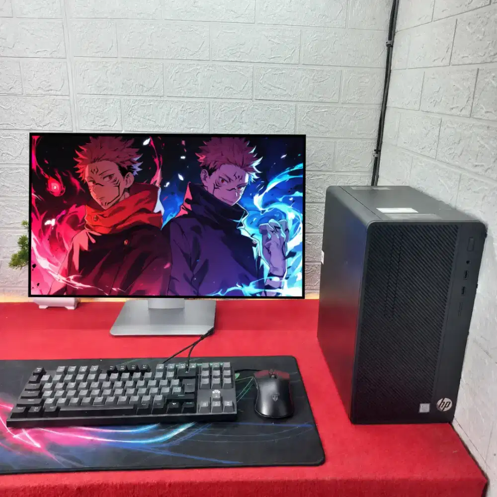 PC GAMING FULSET + LCD + RAM 8 GB + VGA 1 GB + HD 500 GB + GAMES APP