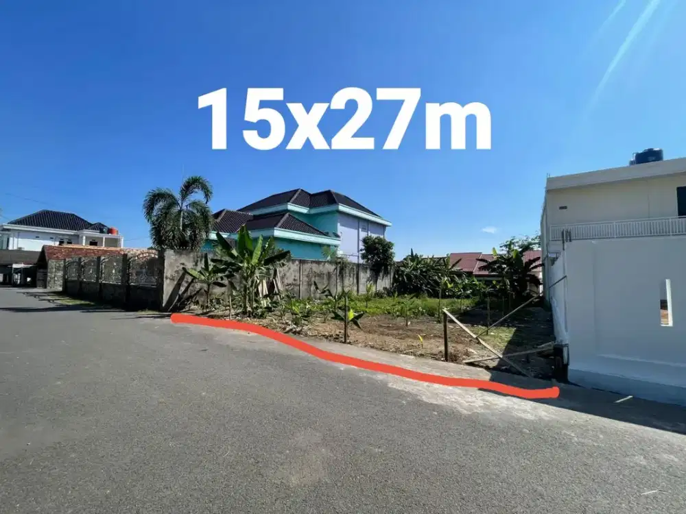 Dijual tanah SHM JL Sukabangun 2 kota palembang