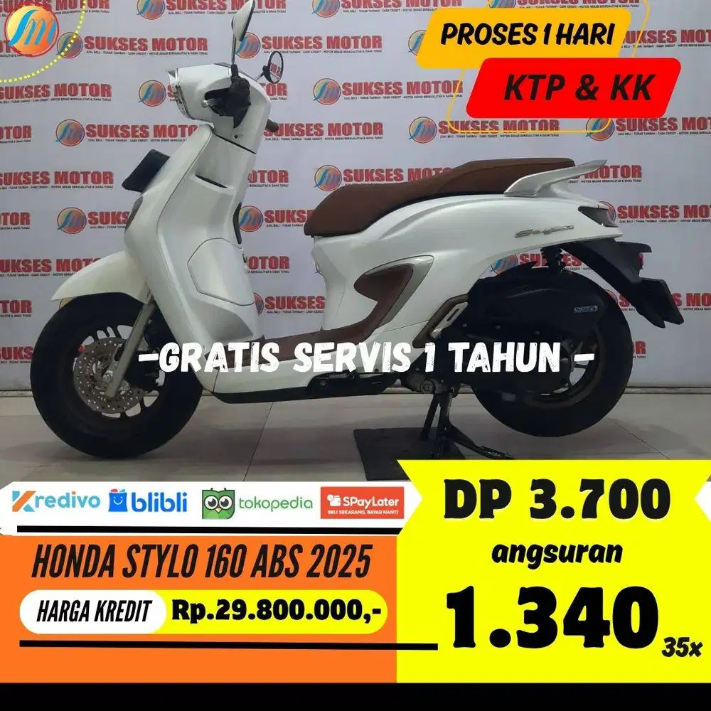 KREDIT MURAH ANGSURAN TERJANGKAU HONDA STYLO 160 ABS 2025 BERGARANSI