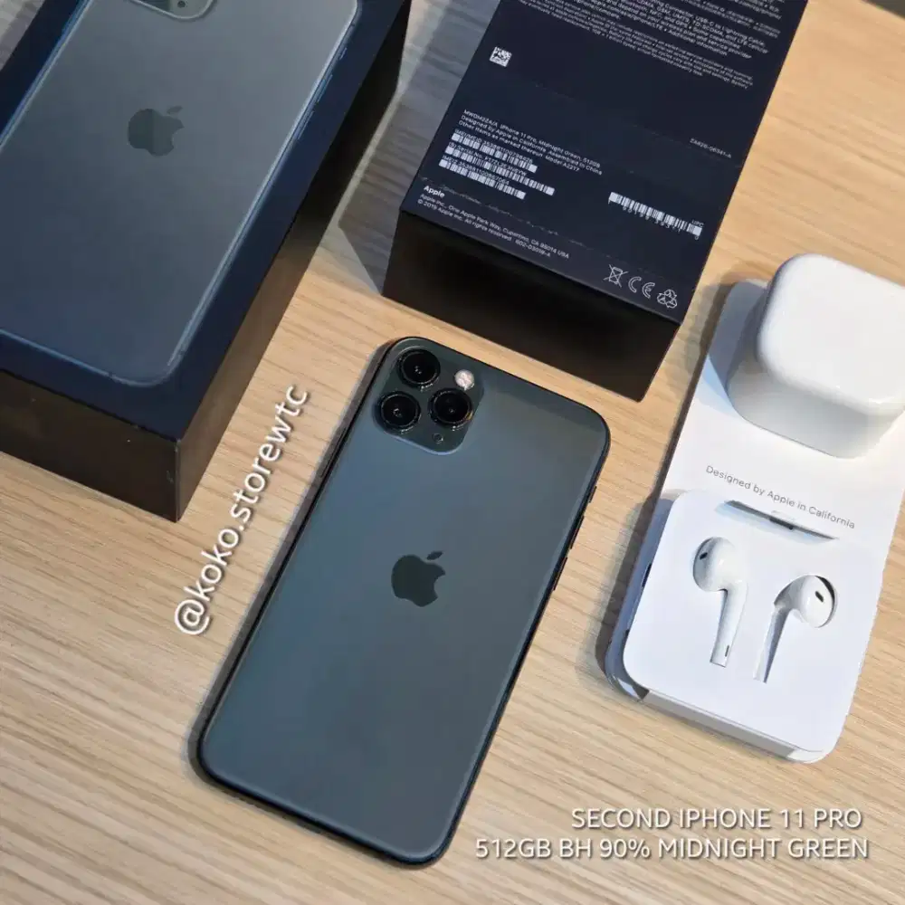 SECOND IPHONE 11 PRO 512GB MIDNIGHT GREEN