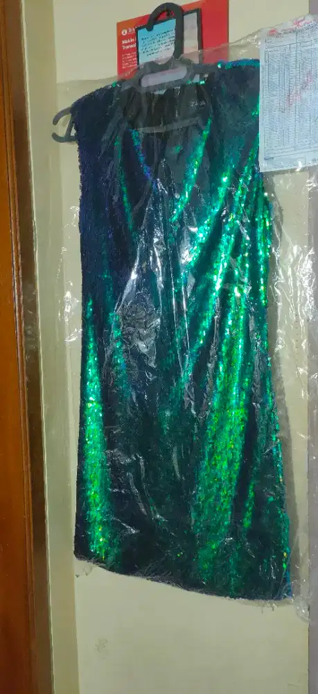 Dress Pesta Bling2 Hijau