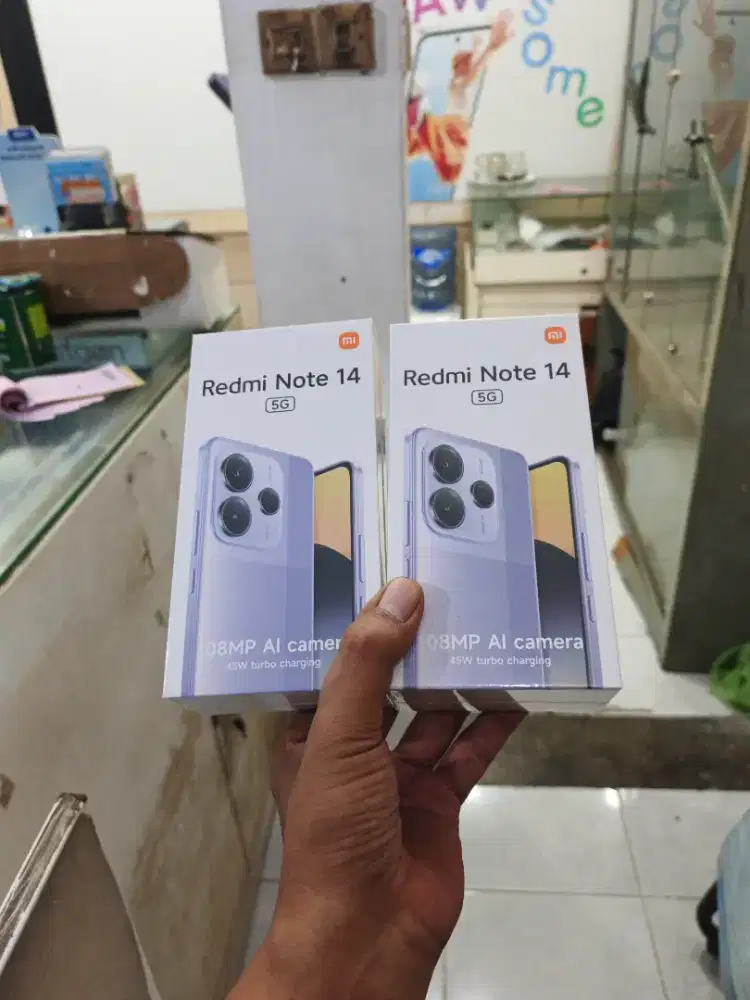 Xiaomi Redmi Note 14 5G 8/256 Garansi resmi 15bln