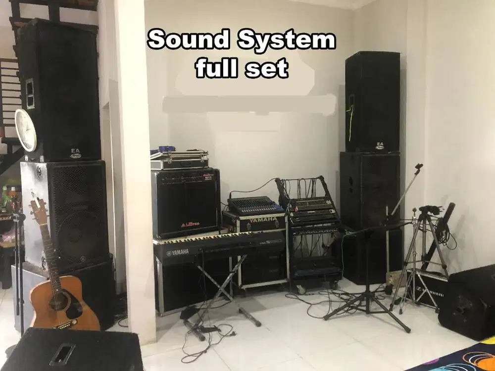 Seperangkat alat Sound System full
